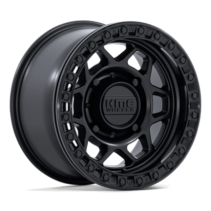 KMC Powersports KS241 TORX UTV BEADLOCK 5x114.3 Matte Black W/ Gloss Black Rg