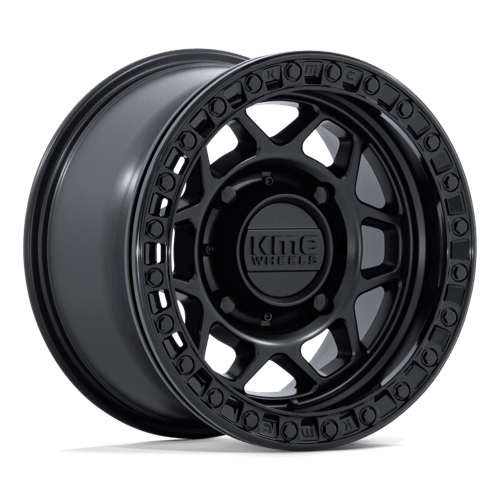KMC Powersports KS241 TORX UTV BEADLOCK 5x114.3 Matte Black W/ Gloss Black Rg