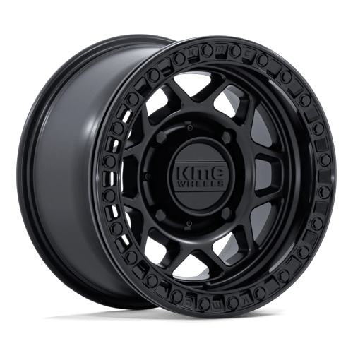 KMC Powersports KS241 TORX UTV BEADLOCK 6x139.7 Matte Black W/ Gloss Black Rg