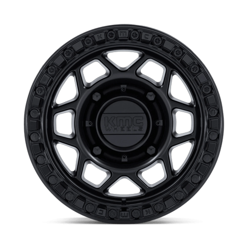 KMC Powersports KS241 TORX UTV BEADLOCK 5x114.3 Matte Black W/ Gloss Black Rg