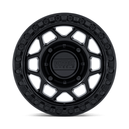 KMC Powersports KS241 TORX UTV BEADLOCK 4x137 Matte Black W/ Gloss Black Rg