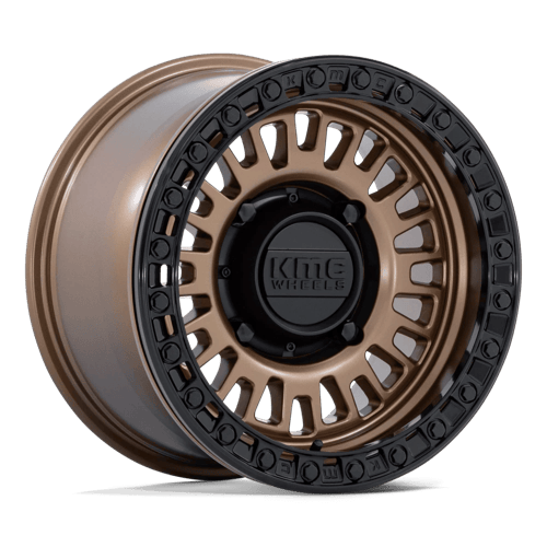 KMC Powersports KS242 AZTEC UTV BEADLOCK 5x114.3 Matte Bronze W/ Matte Black Rg