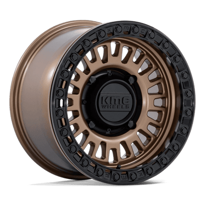KMC Powersports KS242 AZTEC UTV BEADLOCK 4x156 Matte Bronze W/ Matte Black Rg