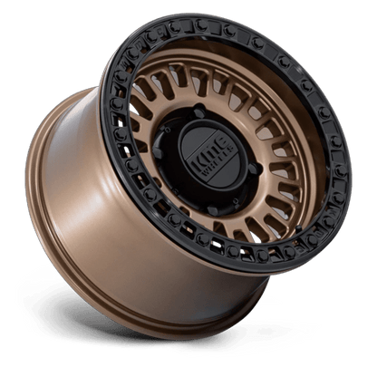 KMC Powersports KS242 AZTEC UTV BEADLOCK 4x156 Matte Bronze W/ Matte Black Rg