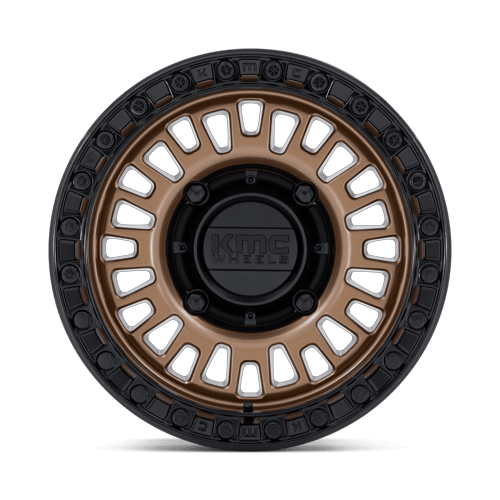 KMC Powersports KS242 AZTEC UTV BEADLOCK 4x137 Matte Bronze W/ Matte Black Rg
