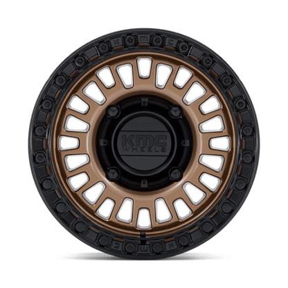 KMC Powersports KS242 AZTEC UTV BEADLOCK 5x114.3 Matte Bronze W/ Matte Black Rg