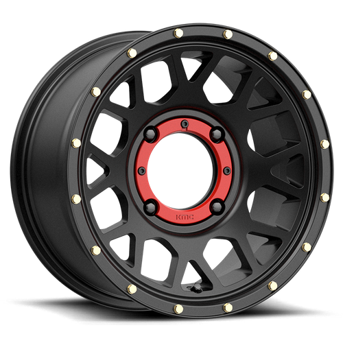 KMC Powersports KS135 GRENADE UTV 4x137 Satin Black