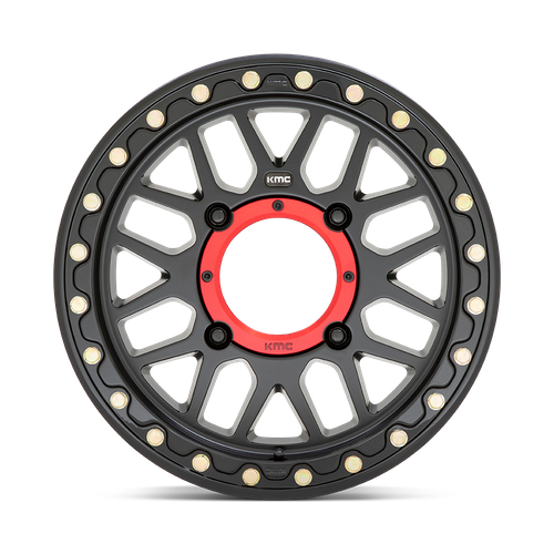 KMC Powersports KS235 GRENADE UTV BEADLOCK 4x137 Satin Black