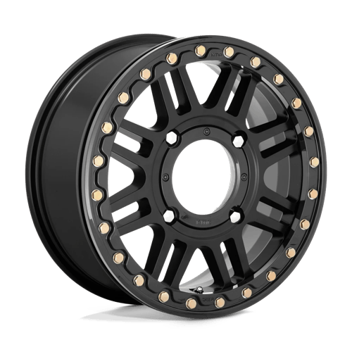 KMC Powersports KS250 CAGE UTV BEADLOCK 4x156 Satin Black W/ Gloss Black Rg