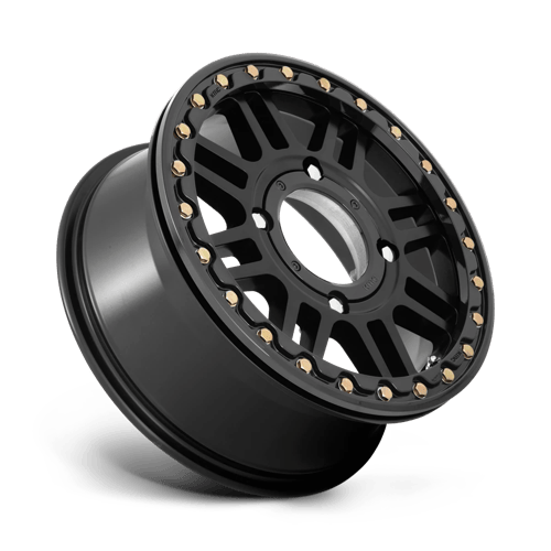 KMC Powersports KS250 CAGE UTV BEADLOCK 4x137 Satin Black W/ Gloss Black Rg