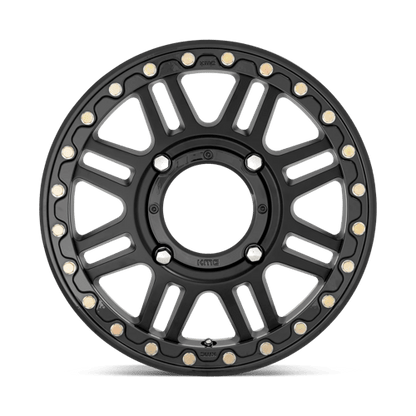 KMC Powersports KS250 CAGE UTV BEADLOCK 4x137 Satin Black W/ Gloss Black Rg