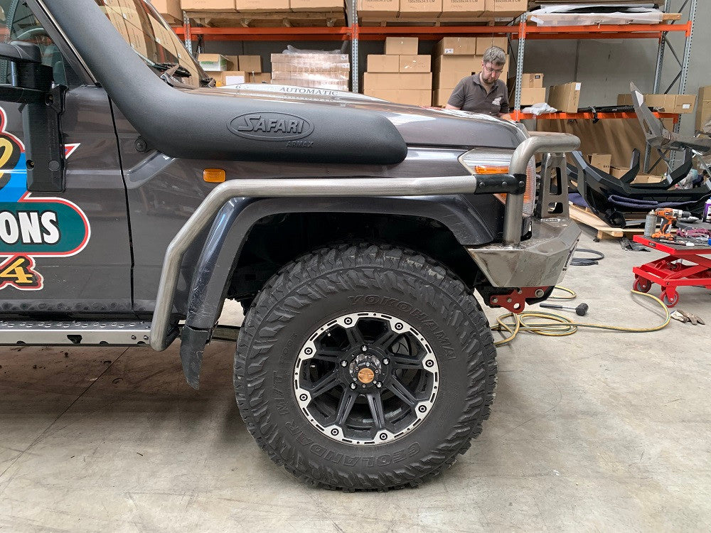 LC76 Slider and scrub rails