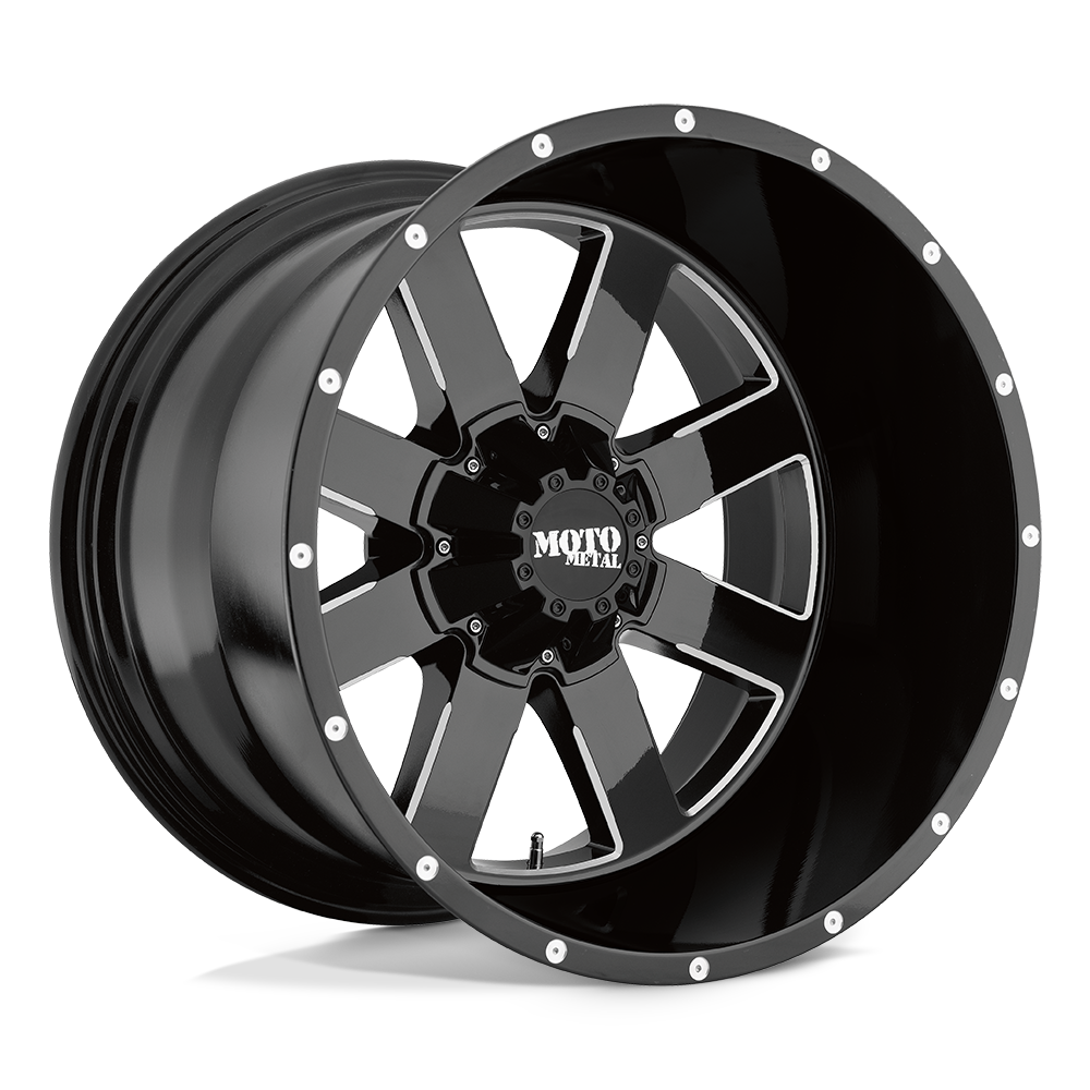 GLOSS BLACK MILLED