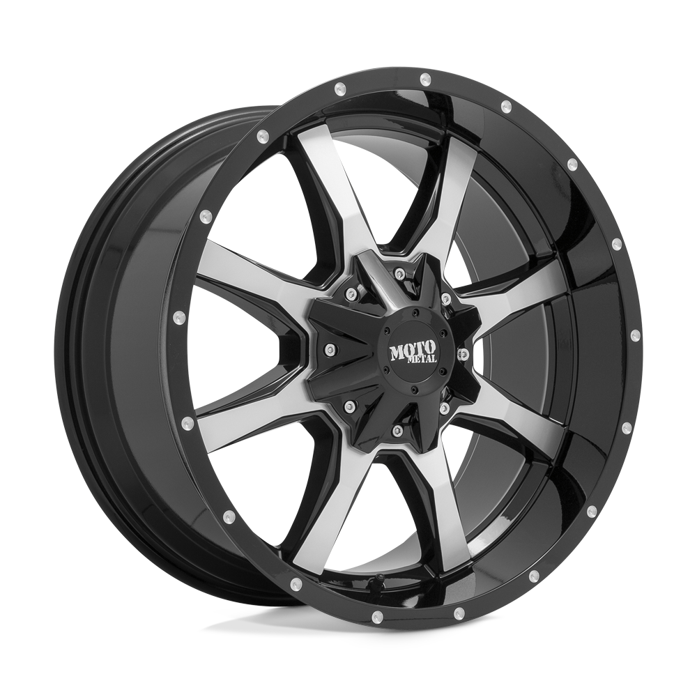GLOSS BLACK W/ MACHINED FACE