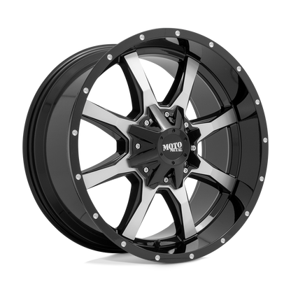 GLOSS BLACK W/ MACHINED FACE