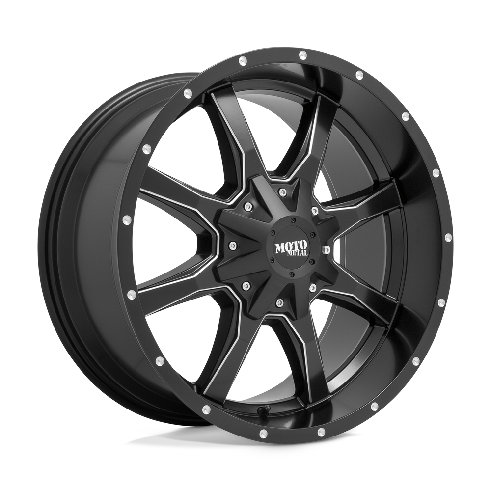SEMI G-BLACK  W/ MILLED SPOKES