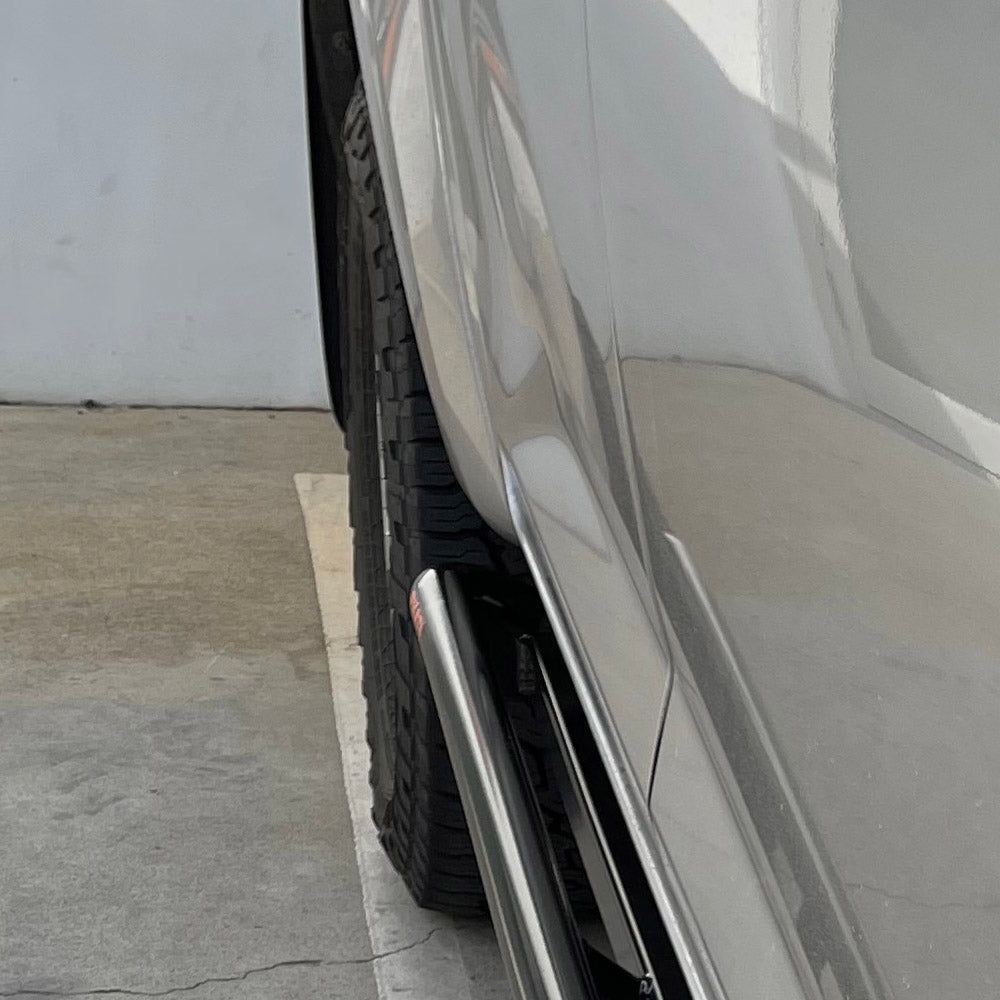 Mazda BT50 TF 2020+ ANGLED Rock Sliders / Side Steps - Powdercoated