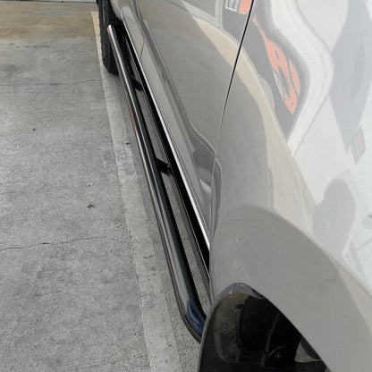 Mazda BT50 TF 2020+ ANGLED Rock Sliders / Side Steps - Powdercoated