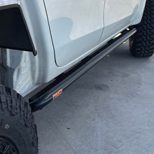 Mitsubishi Triton MR 2018+ ANGLED Rock Sliders / Side Steps - Powdercoated