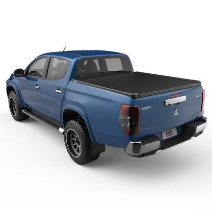 Rear-side view of Mitsubishi Triton MR featuring EGR Fender Flares for enhanced protection and rugged styling