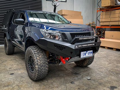 Offroad Animal Predator bar Nissan Navara NP300 with stealth hoop and 2 lights