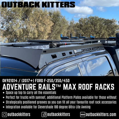 Adventure Rails™ MAX Roof Rack for 2020+ Ford F-250/F-350/F-450