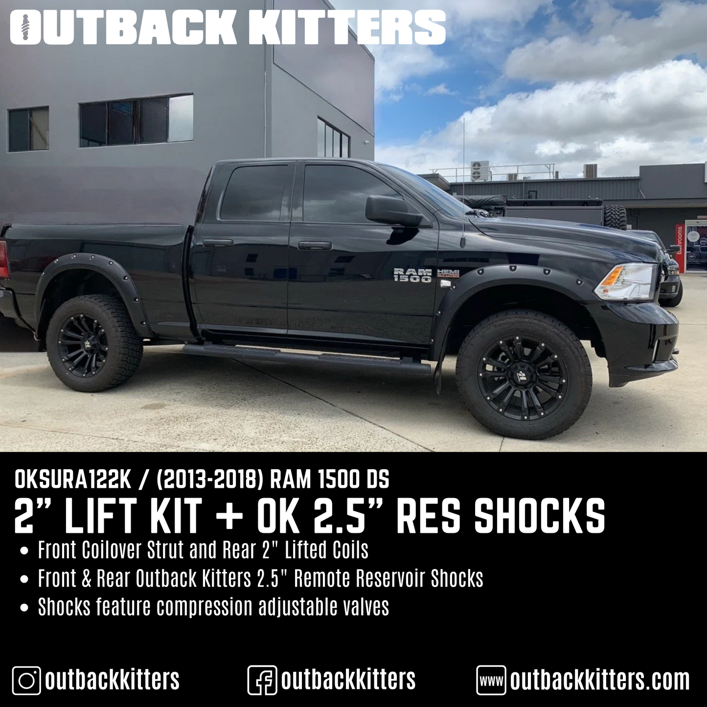 Outback Kitters 2' Lift Kit for Ram 1500 DS