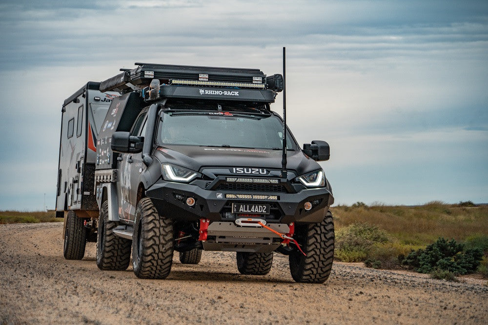 2021 Dmax Predator bar fitted with optional stealth hoop and twin light bars
