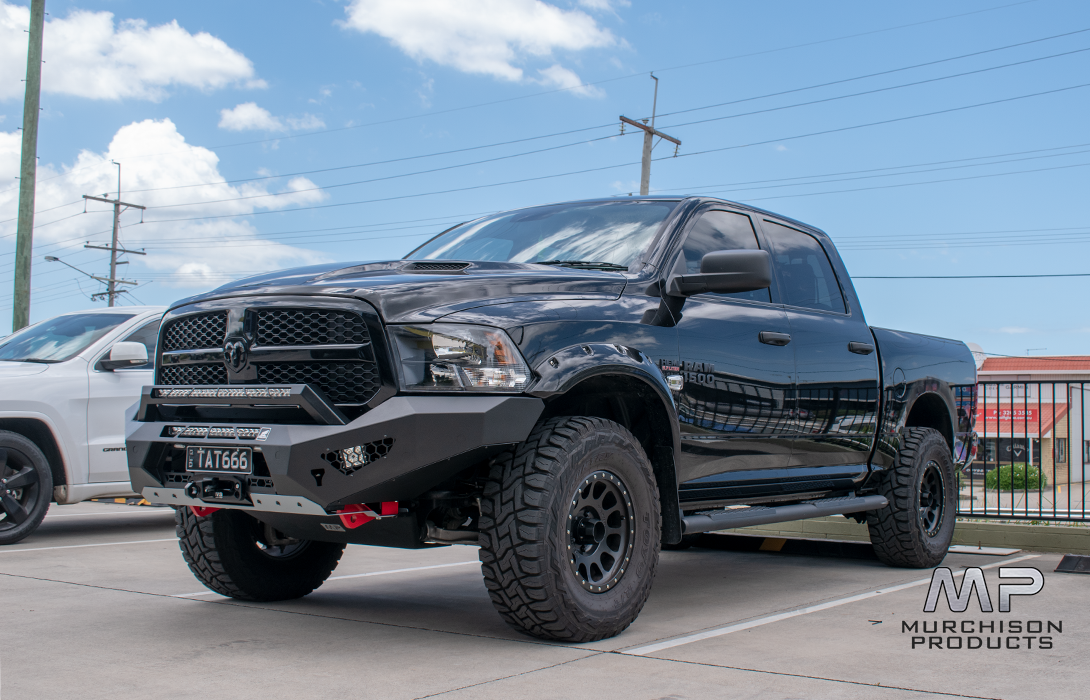 Ram Predator bar with Optional stealth hoop and light bars