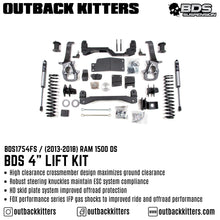 BDS Suspension 4' Lift Kit for Ram 1500 DS