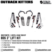 BDS Suspension 3' Lift Kit for Ram 1500 DT with Fox Shocks