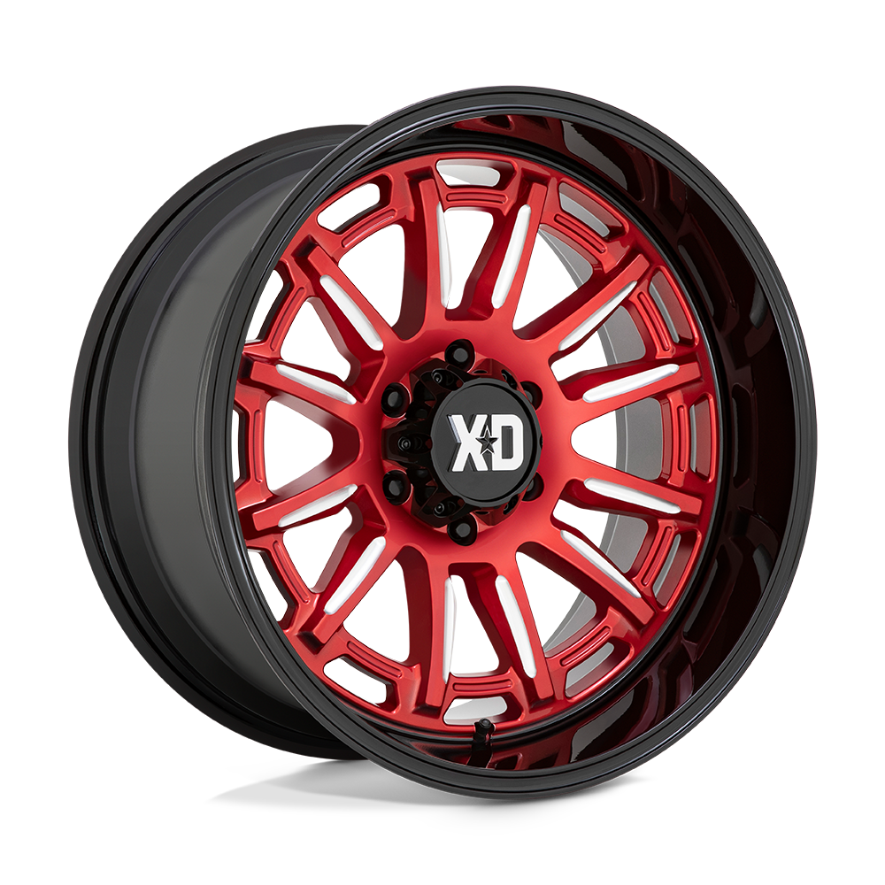 CANDY RED MILLED W/ BLACK LIP