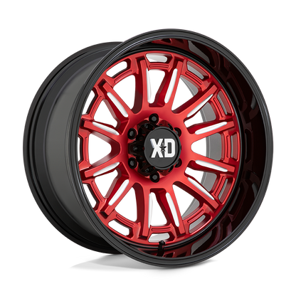 CANDY RED MILLED W/ BLACK LIP