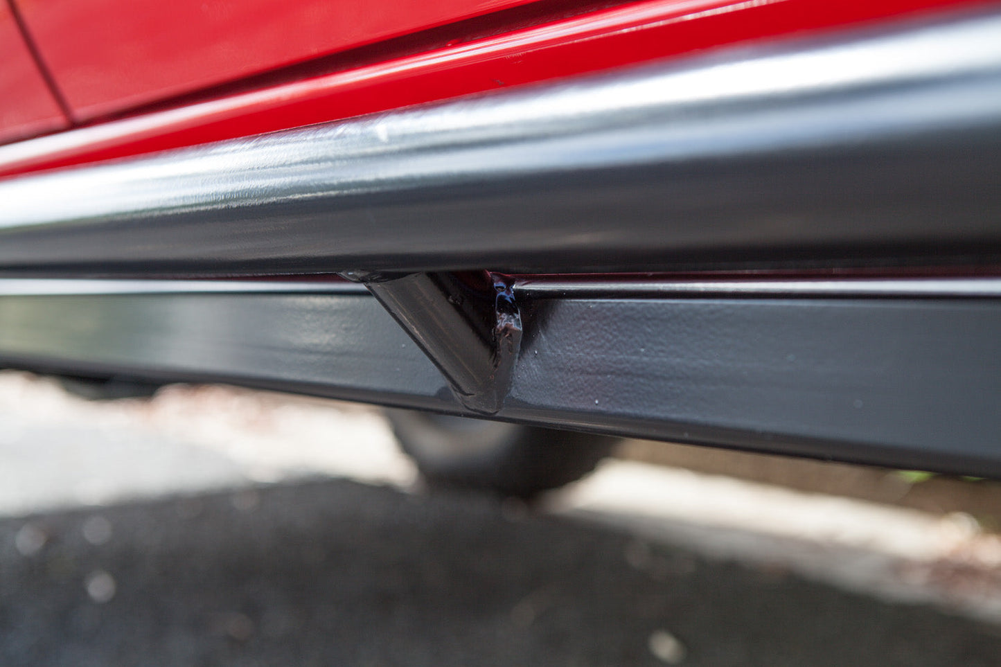 Toyota Hilux N70 ANGLED Rock Sliders / Side Steps - Powdercoated