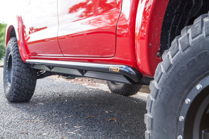 Toyota Hilux N70 ANGLED Rock Sliders / Side Steps - Powdercoated