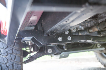 Toyota Hilux N70 ANGLED Rock Sliders / Side Steps - Powdercoated