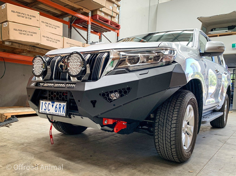 Prado 150 Predator bar with optional lights