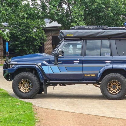 76 Series Toyota Landcruiser Revolution Rock Sliders & Rails