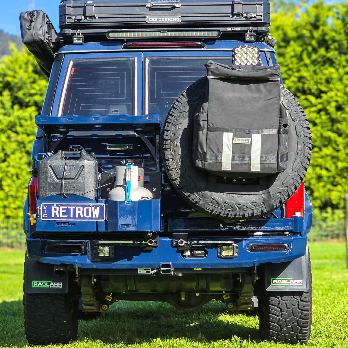 76/78 Series Toyota Landcruiser 'V2' Rear Bar