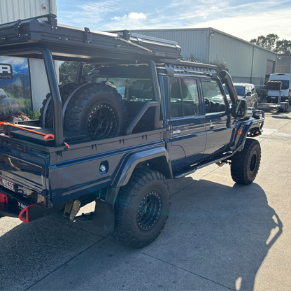 70 Series Facelift Dual Cab Sliders & Rails