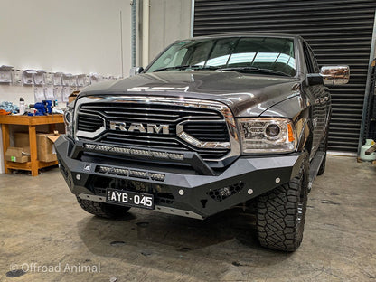 Ram Predator bar with Optional stealth hoop and light bars
