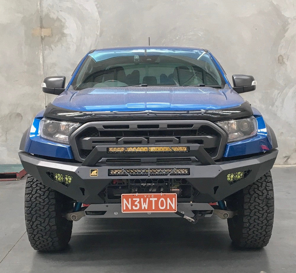 Stedi light bars added to bull bar and stealth hoop