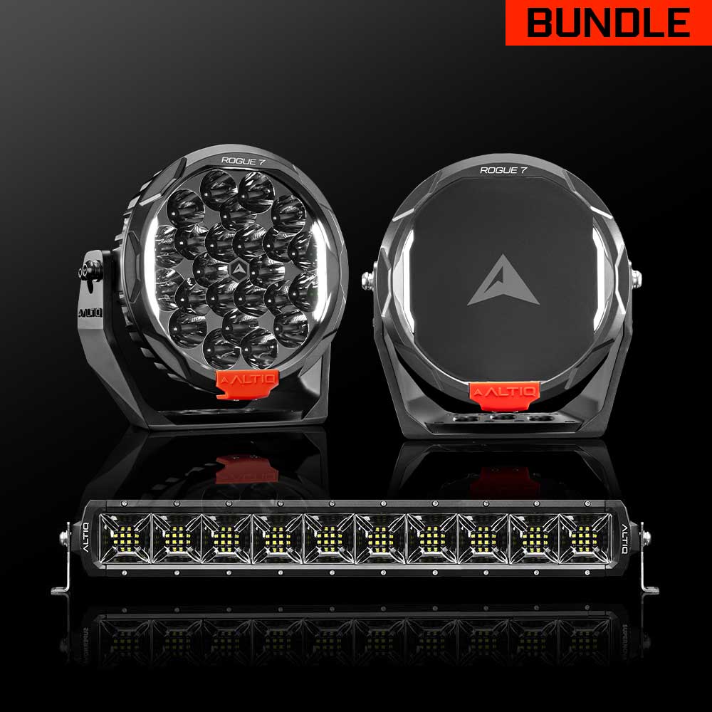 Rogue MK3 7' Pair + 22' Scene Lightbar Bundle