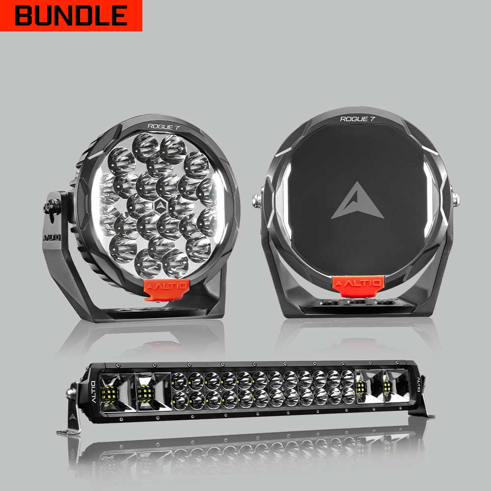 Rogue MK3 7' Pair + 22' Hybrid Light Bar Bundle