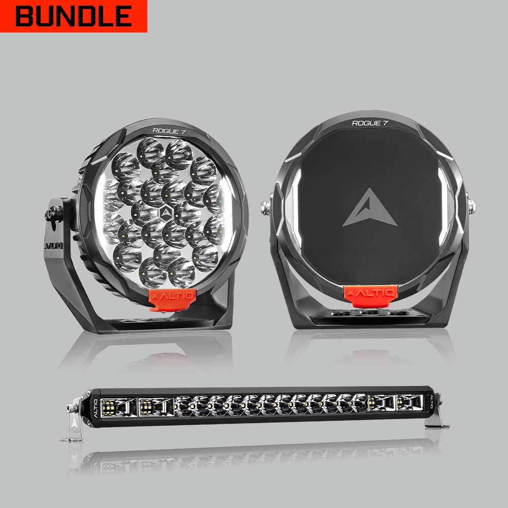 Rogue MK3 7' Pair + 22' Hybrid Light Bar Bundle