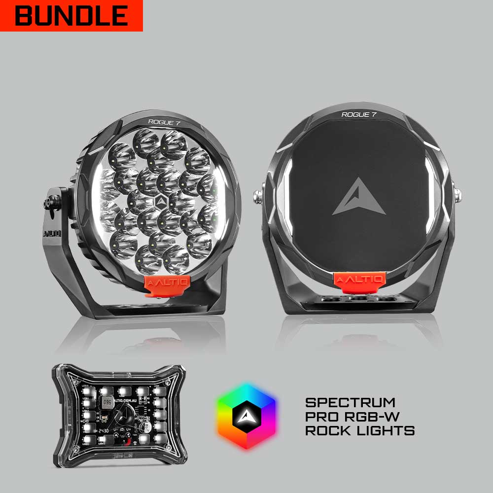 Rogue MK3 7' Pair + RGB-W Spectrum Pro Kit Bundle