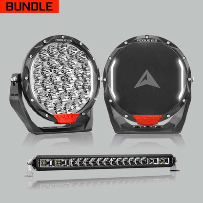Rogue MK3 8.5' Pair + 22' Hybrid Light Bar Bundle