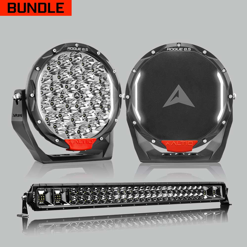 Rogue MK3 8.5' Pair + 32' Hybrid Light Bar Bundle