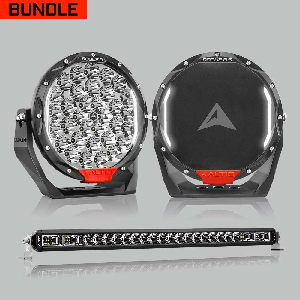 Rogue MK3 8.5' Pair + 32' Hybrid Light Bar Bundle