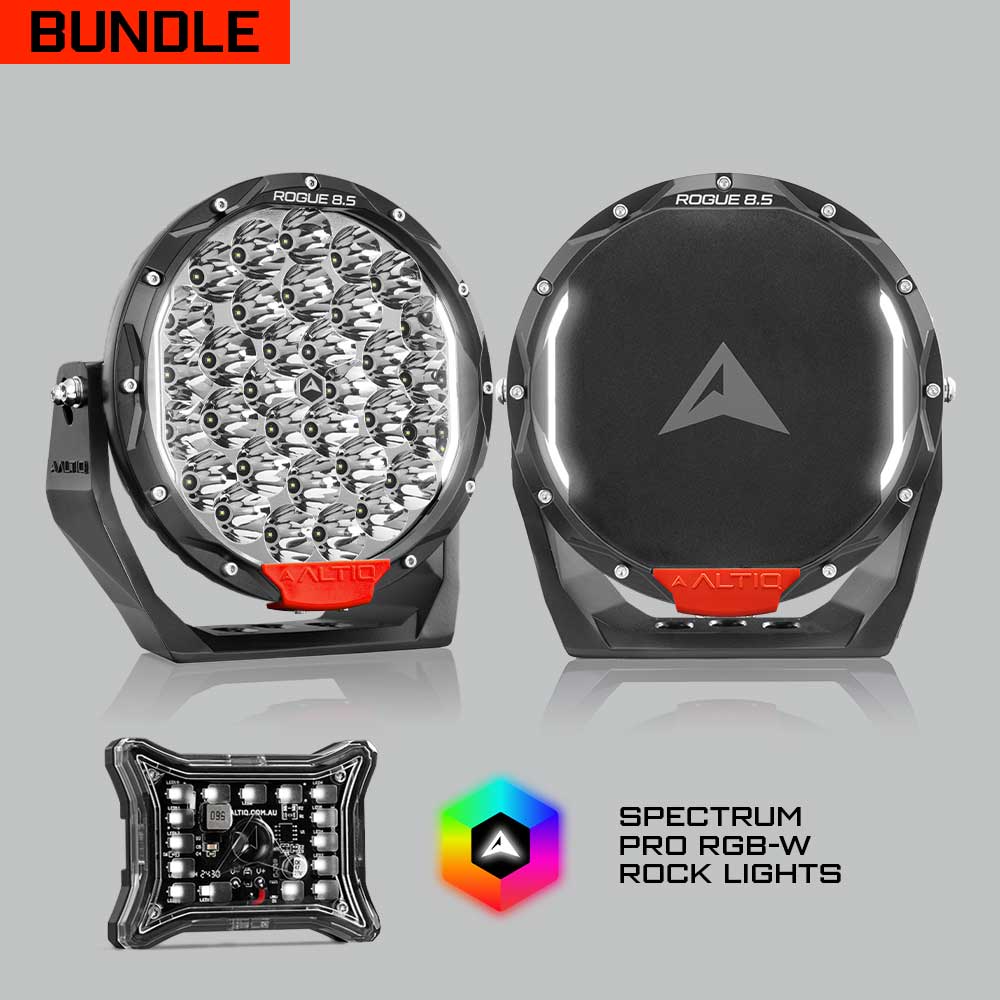 Rogue MK3 8.5' Pair + RGB-W Spectrum Pro Kit Bundle